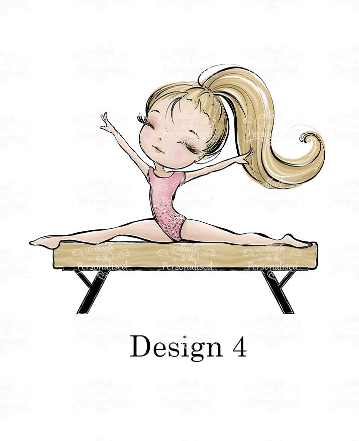 Drawstring Bag, Gymnastic doing splits