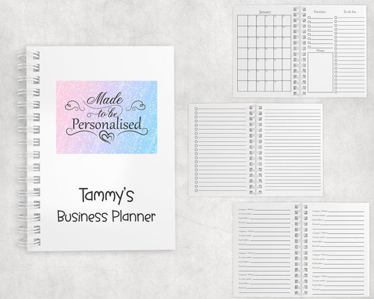Notebook, Small Business Planner