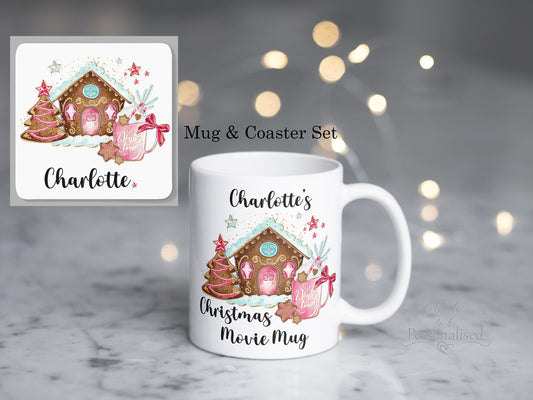 Christmas movie mug & coaster set