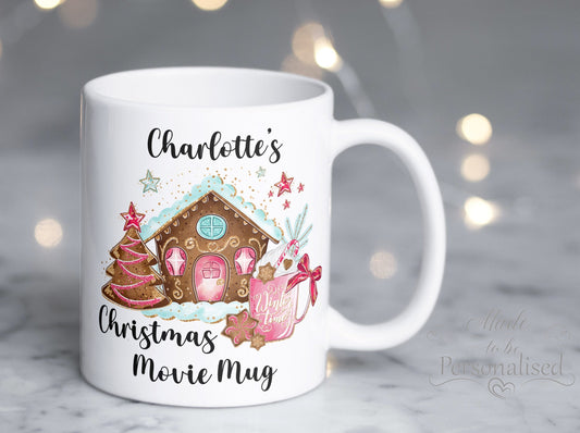 Mug, Gingerbread house, Christmas movie mug
