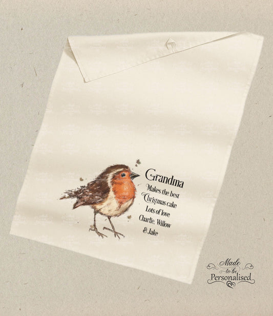 Tea Towel, Robin