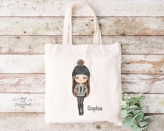 Tote bag, fashion girl Sophie