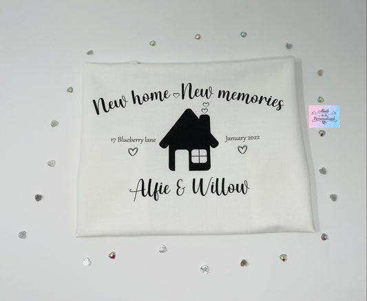 Kitchen Tea Towel, new home new memories