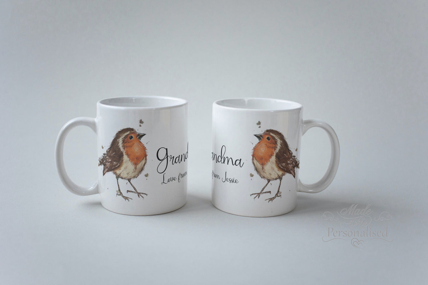 Mug, Robin design