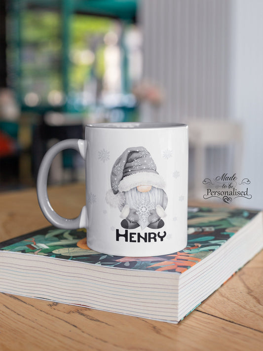 Mug, Grey Boy Gnome