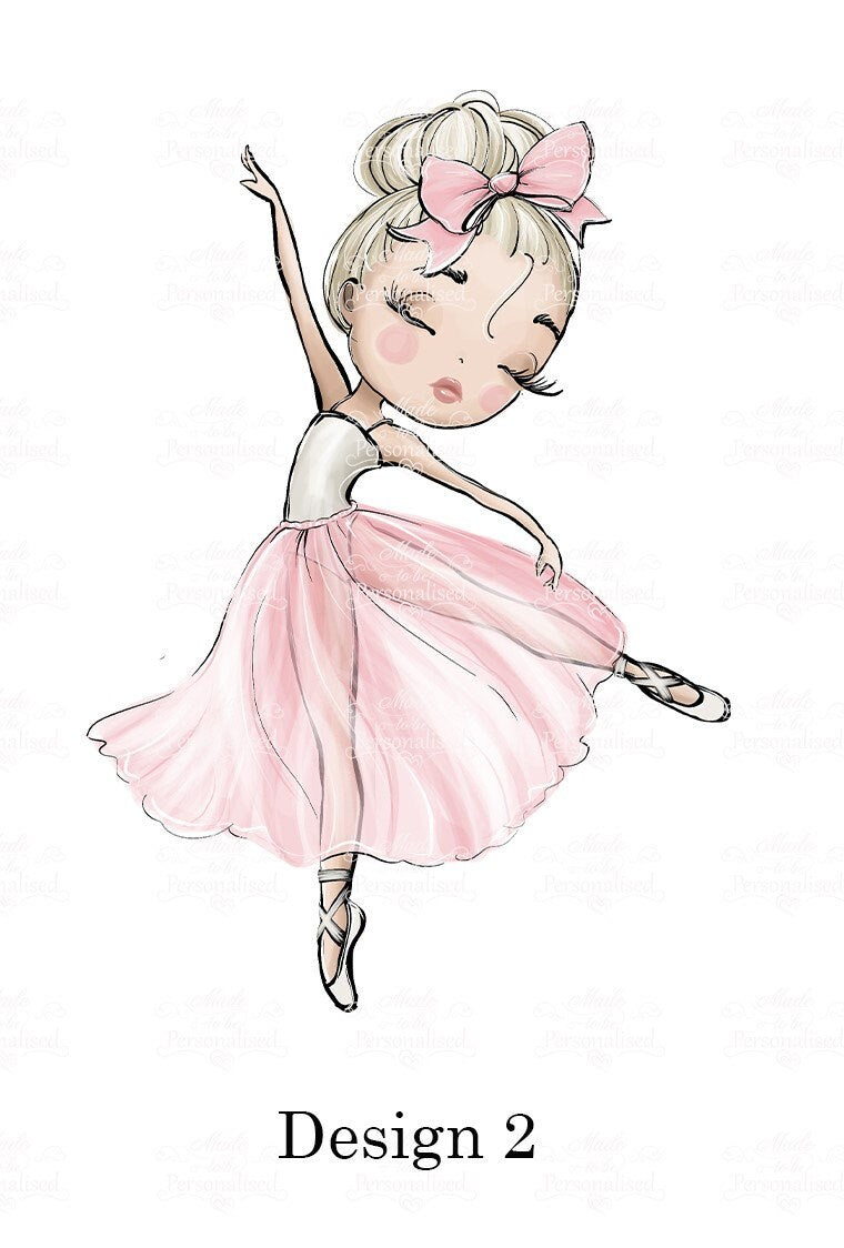 Personalised ballerina cushion, Ballet cotton cushion for girls bedroom, gift for birthday, gymnastics, dance gifts, Christmas gift,