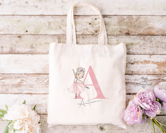 Tote bag, Ballet initial