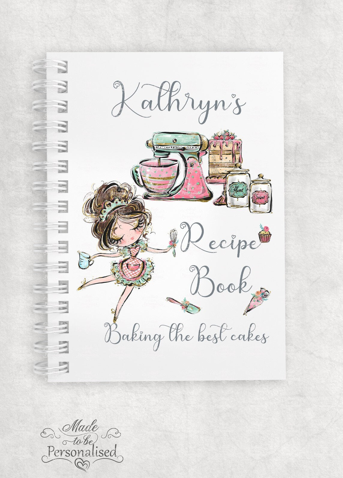 Recipe book, fairy doll mixer