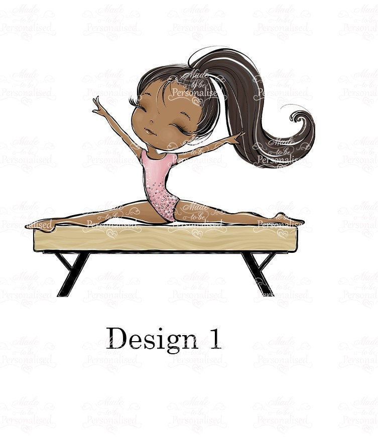 Personalised Gymnastics card, gym, dance, ballet, Birthday card, exam congratulations, well done, card for daughter, celebration card