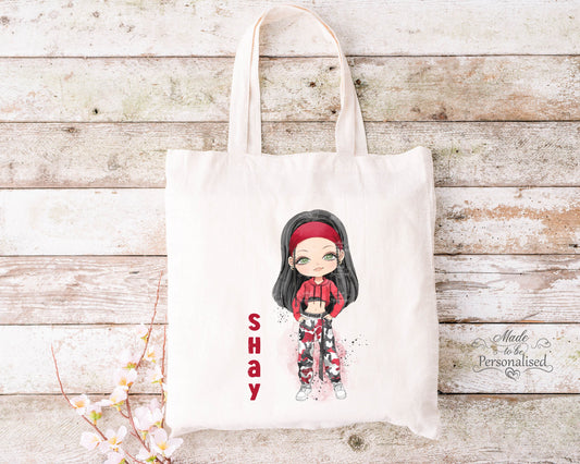 Tote bag, Street dancer shay